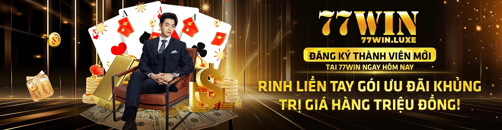 Đăng ký thành viên mới tại 77WIN ngay hôm nay – Rinh liền tay gói ưu đãi khủng trị giá hàng triệu đồng!